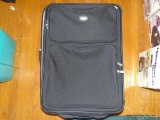 (SEC4, FLOOR) 1 LARGE PIERRE CARDIN BRAND BLACK SUITCASE, SOFT-SIDED, GOOD CONDITION