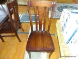 (PLACED WITH #552) CHERRY DINING CHAIRS, 18
