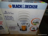 (STG 2) BLACK AND DECKER LIDS OFF OPEN-IT-ALL JAR, CAN AND BOTTLE OPENER. BRAND NEW IN BOX!
