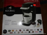 (UNDR STG 2) KEURIG MINI PLUS SINGLE CUP COFFEE MAKER. BRAND NEW IN THE BOX!
