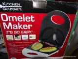 (UNDR STG 2) 1 OF A PAIR OF KITCHEN GOURMET OMELETTE MAKERS. BRAND NEW IN BOXES!