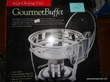 (UNDR STG 2) GOURMET BUFFET 4 QT CHAFFING DISH. BRAND NEW IN THE BOX!
