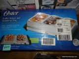 (STG 2 CNTR) OSTER BUFFET SERVER AND WARMING TRAY. GREAT FOR ENTERTAINING! BRAND NEW IN THE BOX!