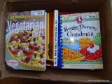 (UNDR TBL SEC2 L) BOX FILLED TO THE TOP WITH COOKBOOKS