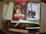(TBL SEC4 L) BOX LOT OF BOOKS: GREAT POLITICAL WIT, THE PRINCIPLES OF CHESS. LEO TOLSTOY WAR AND