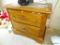 (MBR) WEBB FURNITURE OAK 2 DRAWER NIGHTSTAND: 26