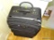 (F HALL) RICARDO BLACK ROLLING SOFT-SIDED SUITCASE WITH TELESCOPING HANDLE, 17