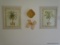 (DR) WALL DECOR, INCLUDING PAIR OF FRAMED PRINTS OF PALM TREES, TAN/GREEN/IVORY/BROWN (19