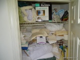 (MBTH) CONTENTS OF CLOSET: BATH TOWELS, HUMIDIFIER, CON AIR DIFFUSER, AND MORE!