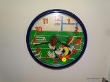 (3RD FLR) LORUS MICKEY MOUSE AND FOOTBALL THEMED WALL CLOCK: 10