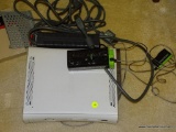 (3RD FLR) XBOX 360 GAME SYSTEM WITH EXTRA MEMORY PACK. HAS CORDS. INCLUDES A NYKO INTERCOOLER.