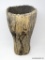 MORTAR, CARVED HARD WOOD, APPROXIMATELY 19.5? H, MID 20TH CENTURY, ESTIMATED VALUE $40.00-$200.00