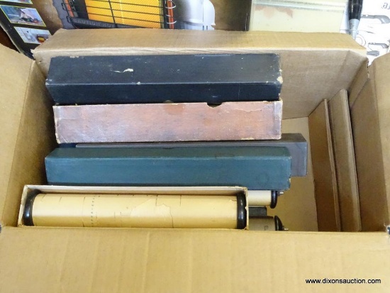 (R1) BOX LOT OF ASSORTED MUSIC ROLLS FOR A PLAYER PIANO: MIDNIGHT GIRL, MANDOLIN SERENADE, FACE TO