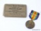 VICTORY MEDAL WWI IN ORIGINAL BOX, RARE MILITARY PIECE!