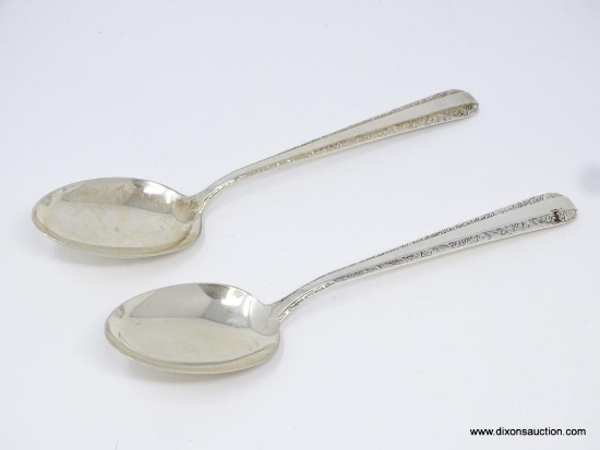 CANDLELIGHT-- STERLING SILVER SERVING SPOON, 5.0 OZ SILVER