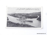 USS WEST VIRGINIA--- RARE PHOTO--- PANAMA CANAL