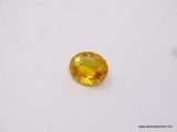 9.96 CT OVAL CUT CITRINE, 15 x 12 x 7