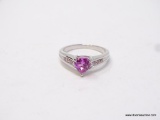 .925 STERLING SILVER BEAUTIFUL AAA TOP QUALITY 4.05CT OVAL FACETED MOZAMBIQUE RED RUBY CENTER STONE