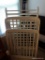 (UBR2) WHITE METAL CRIB, VINTAGE STYLE BY MILLION DOLLAR BABY BRAND, ADJUSTABLE, WITH SIDE RAILS AND