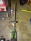 (GAR) WEED EATER BRAND GAS POWERED WEED TRIMMER. HAS GOOD COMPRESSION