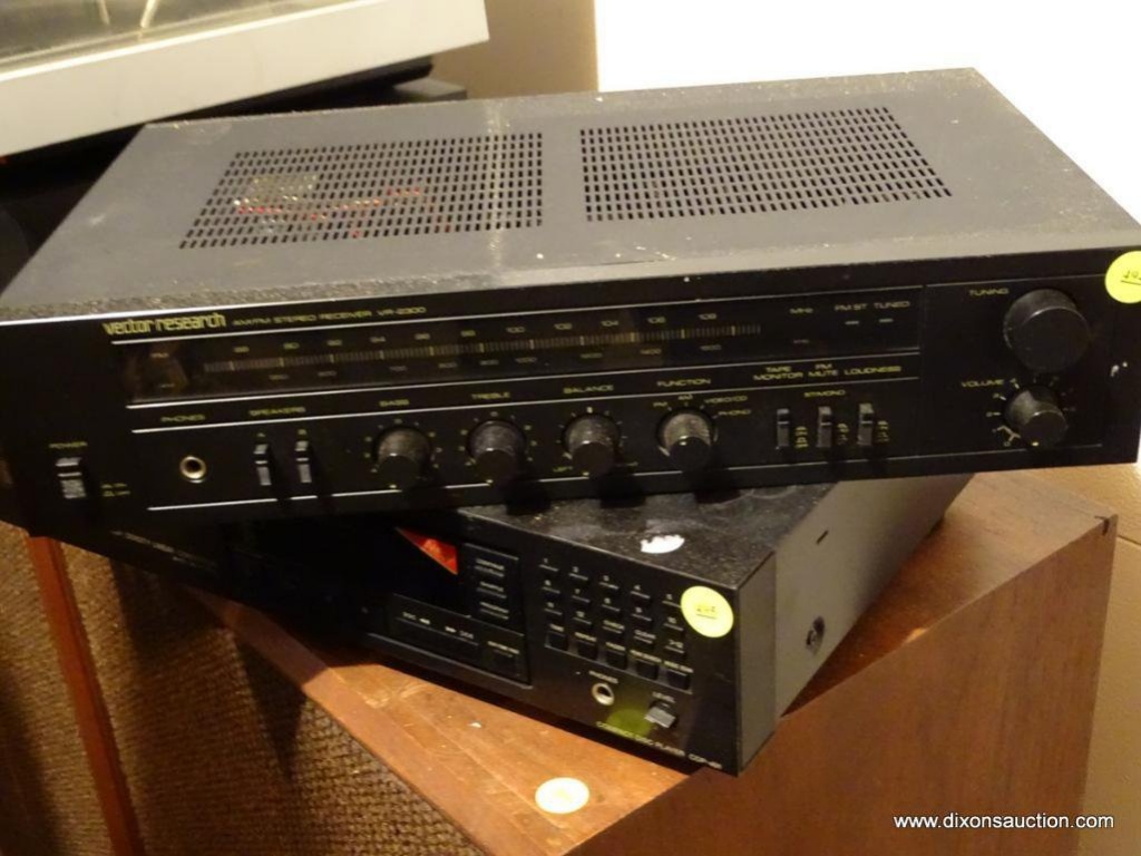 Ministerium glide Afstem GAR) VECTOR RESEARCH AM/FM STEREO RECEIVER MODEL VR-2300. | Estate &  Personal Property Personal Property | Online Auctions | Proxibid