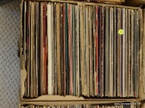 (DR) CARDBOARD BOX LOT OF LP RECORDS, OVER 100 SELECTIONS INCLUDING 5-RECORD SET OF MOTOWN: THE