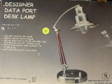 (KIT) DESIGNER DATA PORT DESK LAMP. BRAND NEW IN BOX! MODEL G-2377.