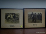 (GR) PAIR OF VINTAGE HORSE SHOW PHOTOGRAPHS (1 FROM 1930 AND 1 FROM 1931): THE CAROLINA CUP FIRST
