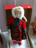 (SR) PAIR OF BRINN'S COLLECTIBLE EDITION DOLLS WITH COA AND BOX. 1 OF A LITTLE GIRL 