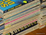 (FOY) LOT OF SCUBA DIVING BOOKS AND MAGAZINES