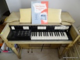 (UBR2) VINTAGE CHORD ORGAN BY HAMMOND, LYON AND HEALY, DATED TO LATE 1950'S/ EARLY 1960'S, LIGHT