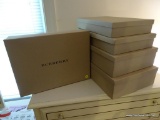 (UBR2) BURBERRY GIFT BOXES, STURDY AND CLASSIC, THESE BOXES ARE PERFECT FOR A CLASSY CRAFT PROJECT