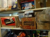 (GAR) SHELF LOT: IN THE ORIGINAL BOX ENGINE ANALYZER, WEAREVER SILVER DISC BRAKE PADS, EVERSTART