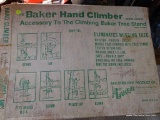 (GR) VINTAGE BAKER HAND CLIMBER ACCESSORY TO THE BAKER TREE STAND. ITS QUIETER-FASTER-EASIER! TESTED