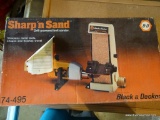 (GAR) BLACK AND DECKER SHARP'N SAND SANDER IN THE ORIGINAL BOX. MODEL 74-495.