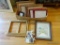 (BY#39) FRAMES LOT; INCLUDES ALL FRAMES OF VARIOUS SIZES IN BOX ON FLOOR BESIDE #39. MANY FRAMES ARE