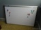 (BR1) PINNACLE BRAND WHITEBOARD AND FRAME; READY FOR HANGING, COMES WITH MAGNETS AND TRAY FOR
