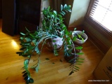 (DR) PLANTER LOT; 3 PLANTERS WITH SOIL PRE-POTTED, 1 CONTAINS A BEAUTIFUL GREEN PLANT THAT COMES