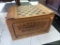 (R1) NABISCO CRATE; FAMOUS CHECKERBOARD DESIGN ON HINGED TOP, WITH ROPE HANDLES. COOL PIECE OF LOCAL