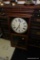 (R1) VINTAGE WALL CLOCK; UNIQUELY CARVED OAK CASE REGULATOR WALL CLOCK WITH DOUBLE PANED GLASS DOOR