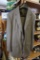 (R1) VINTAGE MENS SUIT BY PAULO SOLARI; CHARCOAL GREY IN COLOR, 100% WOOL. 3-BUTTON FRONT, FLAP