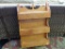 (R3) BENCH-CRAFTED 3-SHELF MAPLE HANGING UNIT; MEASURES 14.5