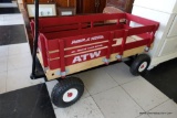 (WIN) RADIO FLYER ATW (ALL TERRAIN CARGO WAGON) IN RED AND NATURAL FINISH. WOULD BE AMAZING FOR