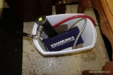 (R2) KEGWORKS KEG TAPPING SYSTEM; LOCATED INSIDE TWO WHITE PLASTIC WASTEBASKETS. COMES WITH AN