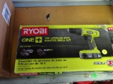 (BACK) RYOBI ONE+ 18V LITHIUM ION STARTER DRILL KIT IN THE ORIGINAL BOX