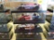 (SR1) LOT OF FOUR 1:43 SCALE INDY 500 CARS IN HARD PLASTIC PROTECTIVE CASES: 1 IS AMWAY, 1 IS MILLER
