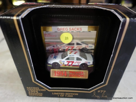 (SR1) 1994 RACING CHAMPIONS LIMITED EDITION DIE CAST COLLECTIBLE CAR IN ORIGINAL BLISTER PACK (#77