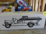 (SR1) BRAND NEW IN THE BOX 1:30 SCALE ERTL DIE CAST 1926 SEAGRAVE FIRE TRUCK BANK