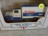 (SR1) BRAND NEW IN THE BOX 1:25 SCALE ERTL DIE CAST 1931 DELIVERY TRUCK BANK ADVERTISING TRUE VALUE