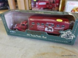 (SR1) BRAND NEW IN THE BOX 1:25 SCALE ERTL DIE CAST 1941 TRACTOR TRAILER BANK ADVERTISING BUDWEISER